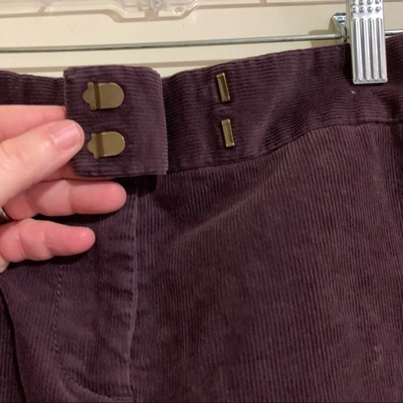 J.Crew Stretch Corduroy Brown Pockets Midi Pencil Skirt. Size 0 - Picture 6 of 7